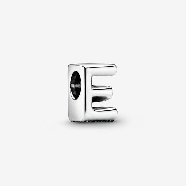 PANDORA Letter E silver charm