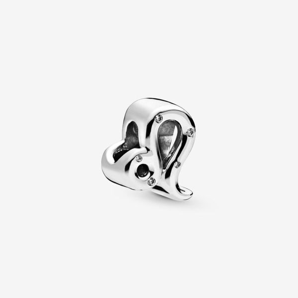 PANDORA Leo sterling silver charm with clear cubic zirconia