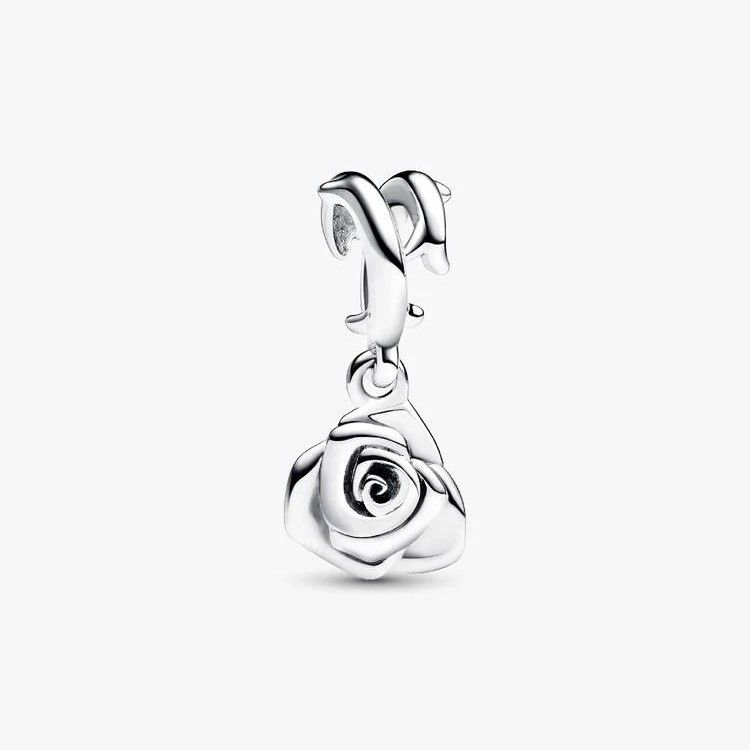 PANDORA Rose sterling silver dangle